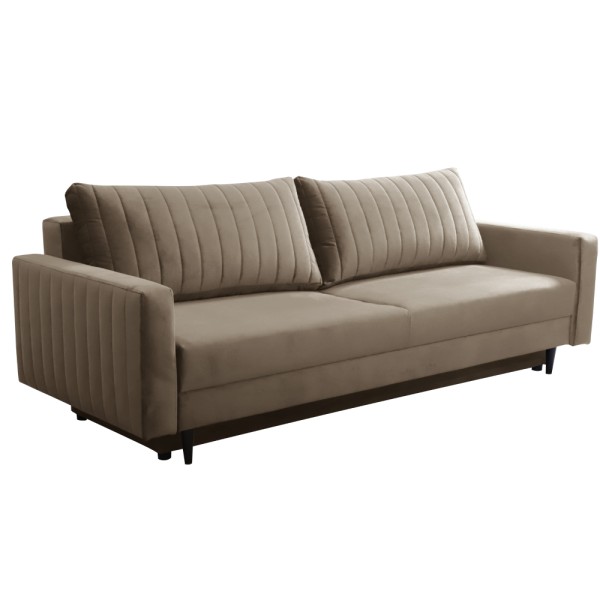 Canapea extensibilă, gri-bej Taupe, PALEM