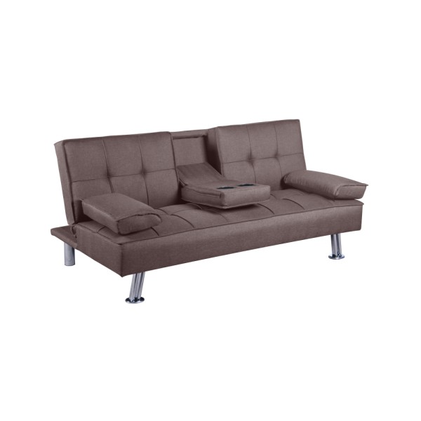 Canapea extensibilă, maro, GOLDIA NEW