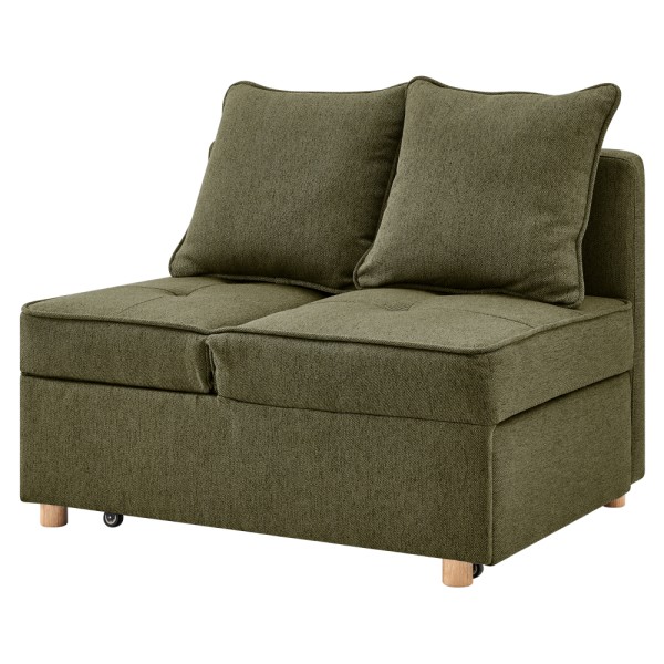 Canapea extensibilă, verde, OSVALDO