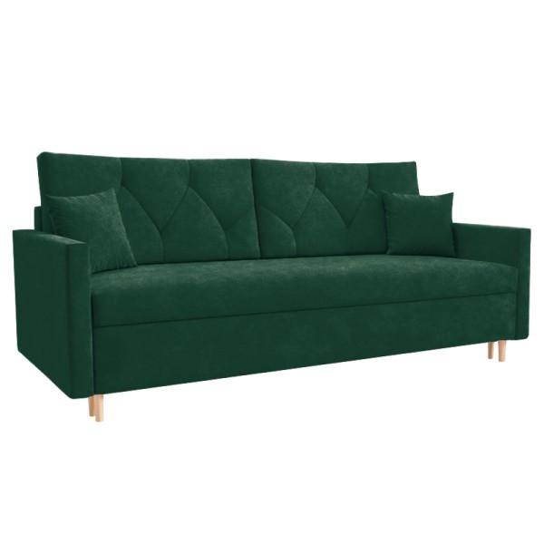 Canapea extensibilă, verde, VALEN