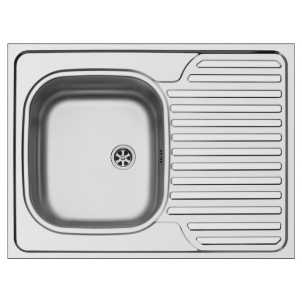 Chiuvetă inox, universală 80x60, PYRAMIS