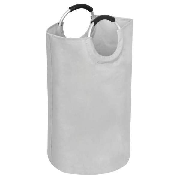 Coş de rufe din ţesătură, gri, DARILO