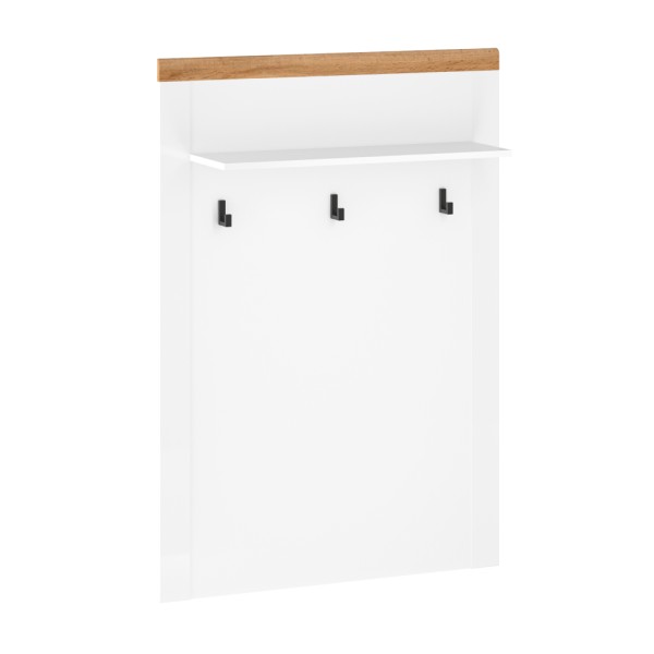 Cuier de perete 90, alb / stejar Wotan, VILGO