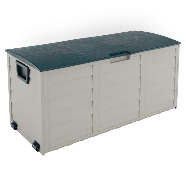 Cutie de depozitare pentru grădină, gri/verde, KORTEZ