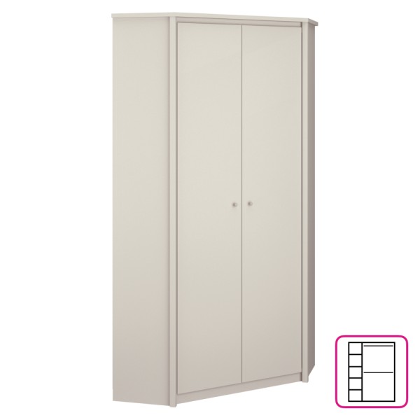 Dulap de colţ, caşmir, KAROS 2D