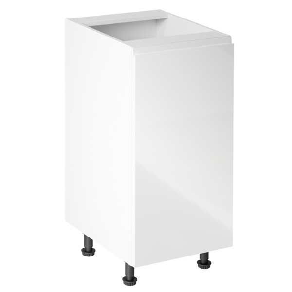 Dulap inferior, alb lucios, bucătăria AURORA