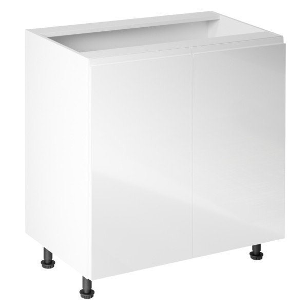Dulap inferior, alb lucios, bucătăria AURORA