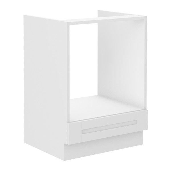 Dulap inferior pentru aragaz încorporabil, alb, LULA 60 D GAZ BB