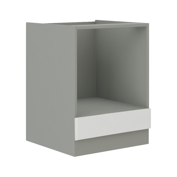 Dulap pentru cuptor încorporat, alb extra lucios, set PRADO 2