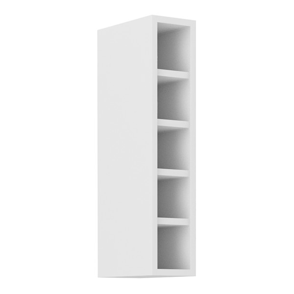 Dulap superior cu rafturi, alb, LULA 15 G-72 OTW