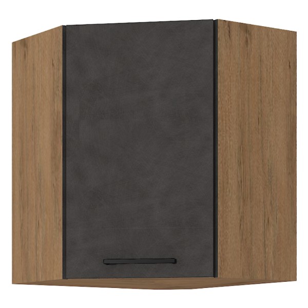 Dulap superior, gri mat/stejar lancelot, VEGA 58x58 GN-72 1F