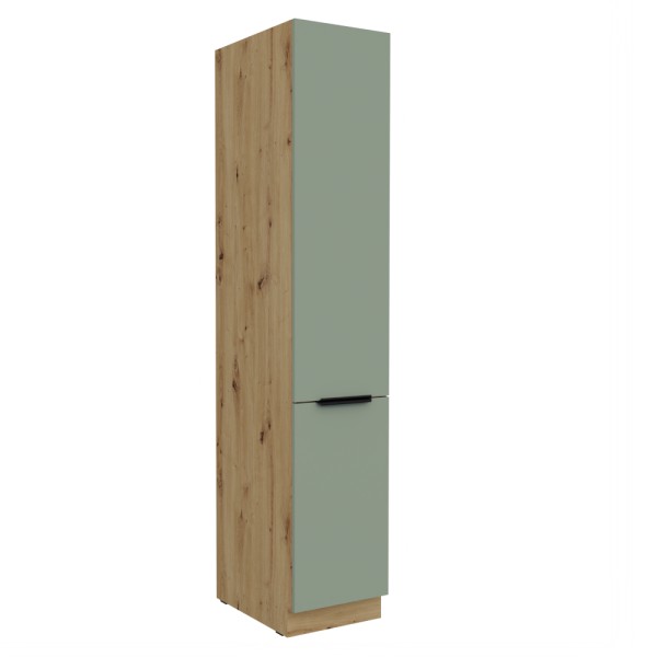 Dulăpior înalt, aquamarine/stejar artisan, ARSANY 40 DK-210 2F