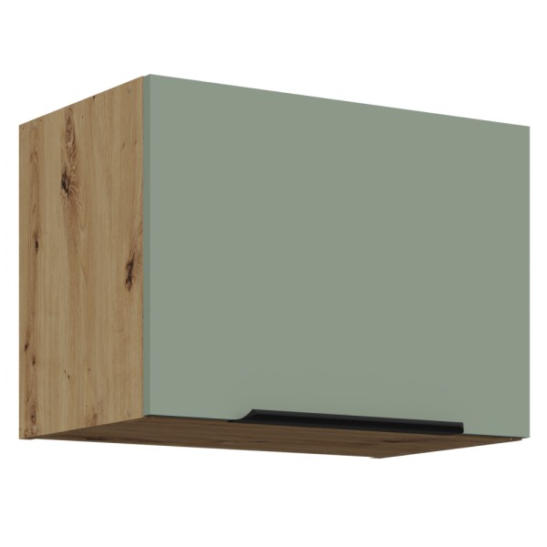 Dulăpior superior, aquamarine/stejar artisan, ARSANY 50 GU-36 1F