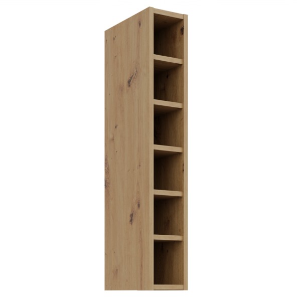 Dulăpior superior cu poliţă stejar artisan, FRISBO/ARSANY 15 G-90 OTW