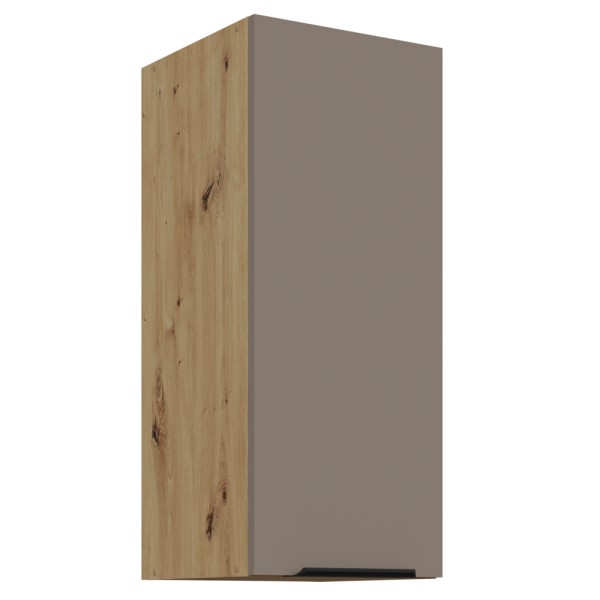 Dulăpior superior, sandgrau/stejar artisan, FRISBO 30 G-72 1F