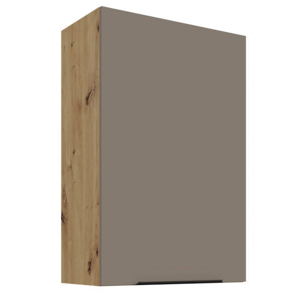Dulăpior superior, sandgrau/stejar artisan, FRISBO 60 G-90 1F