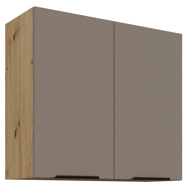 Dulăpior superior, sandgrau/stejar artisan, FRISBO 80 G-72 2F