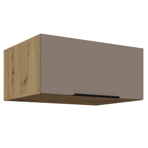 Dulăpior superior, sandgrau/stejar artisan, FRISBO 80 NAGU-36 1F