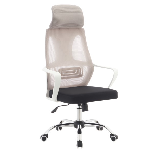 Fotoliu de birou, gri/negru /alb, TAXIS 2 NEW