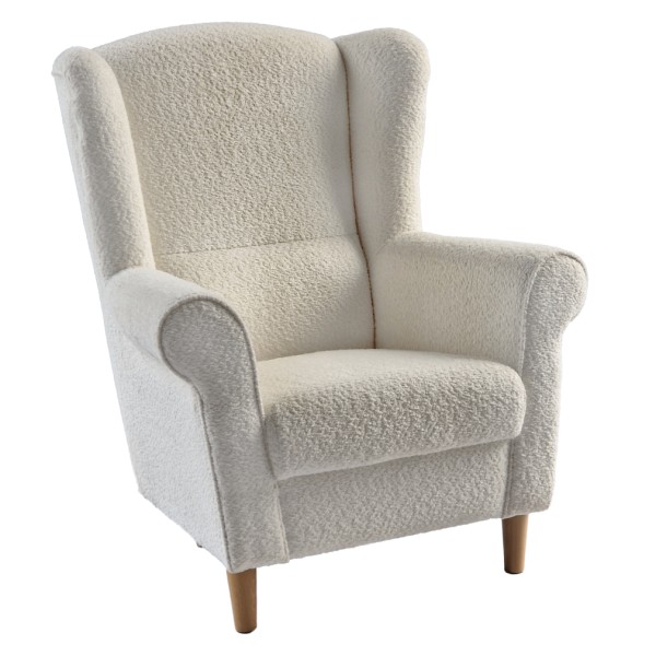 Fotoliu, textil crem Coral, CHARLOT