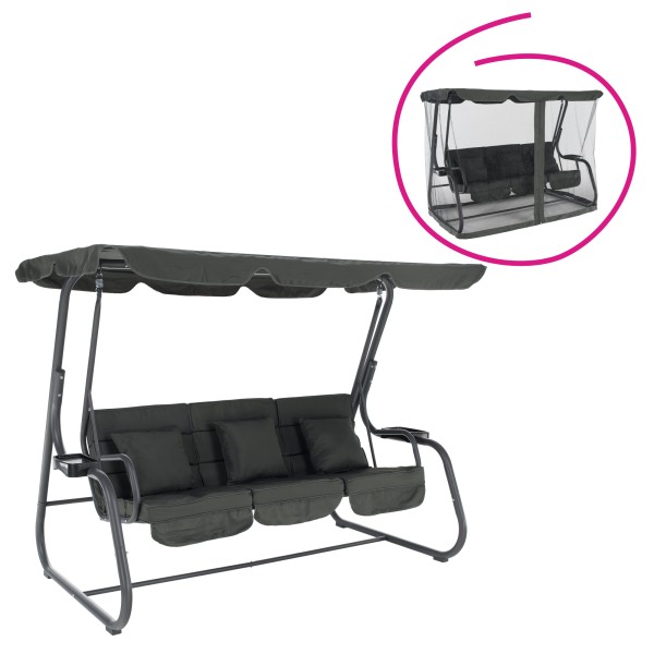 Leagăn de grădină, gri închis, MIJA