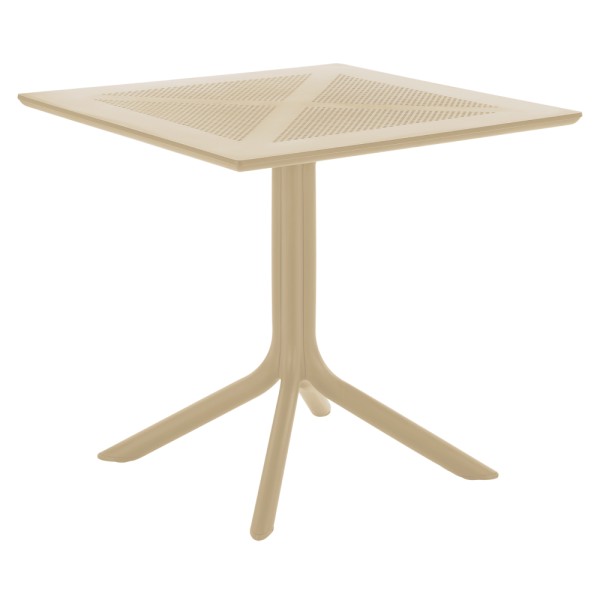 Masă de grădină, gri-maro Taupe, DENTON NEW