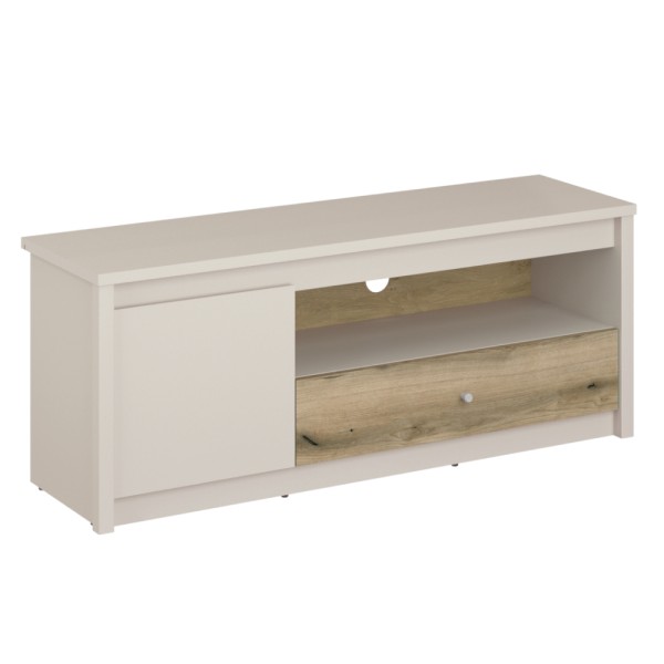 Măsuţă TV, caşmir/stejar evoke, KAROS 1D1S/130