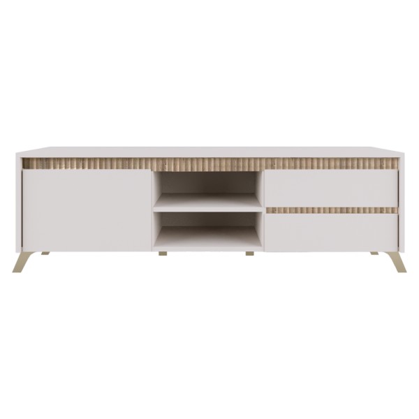 Măsuţă TV, caşmir/stejar sonoma, LONGY RTV1K2So