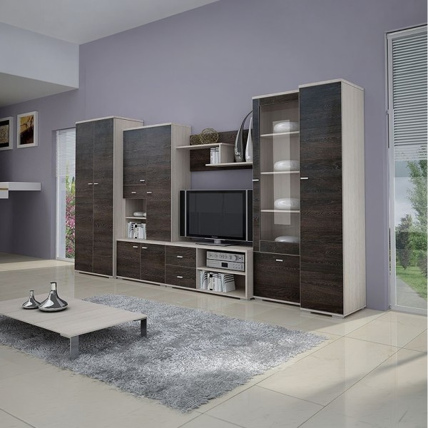Mobilier living, frasin/ stejar american, ARIS