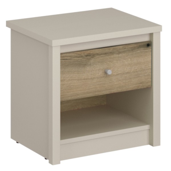 Noptieră, caşmir/stejar evoke, KAROS 1S