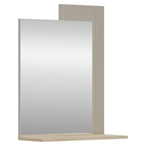 Oglindă 65, gri Taupe/stejar silverjack, DOMCA