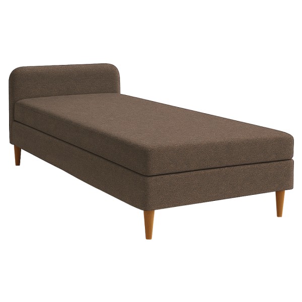 Pat, 110x200, spumă, maro, BRUNY