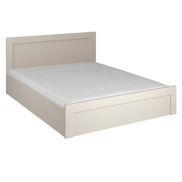 Pat cu spaţiu de depozitare, 160x200, caşmir, KAROS