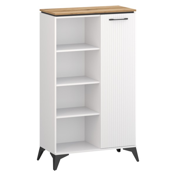 Raft jos, alb/stejar evoke, VELIS 1D