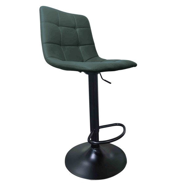 Scaun de bar, verde/negru, LAHELA NEW