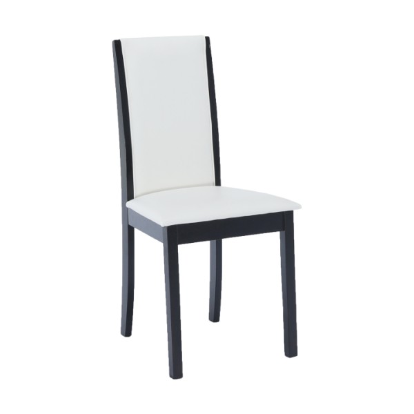 Scaun dining, alb, KENIS