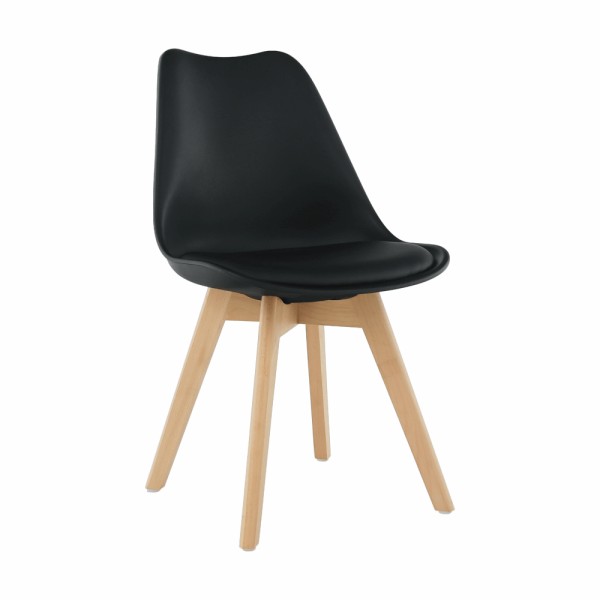 Scaun, negru/fag, BALI 3 NEW