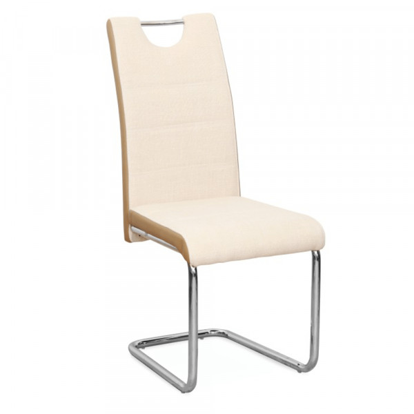 Scaun, piele ecologică bej, IZMA