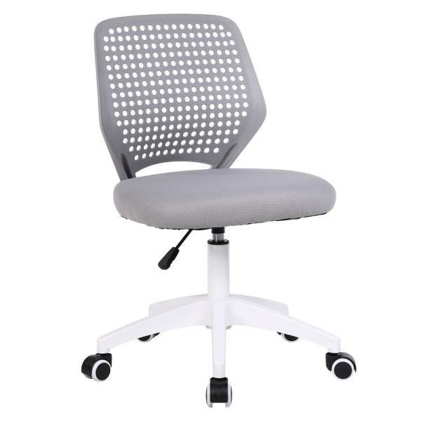 Scaun pivotant, gri/alb, SATOZ