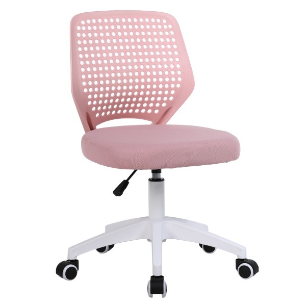 Scaun pivotant, roz/alb, SATOZ