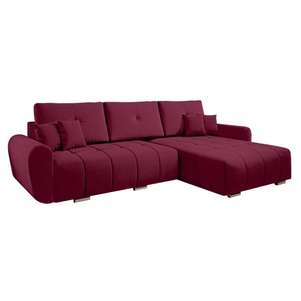 Set canapea universală, burgundy, LONGA ROH