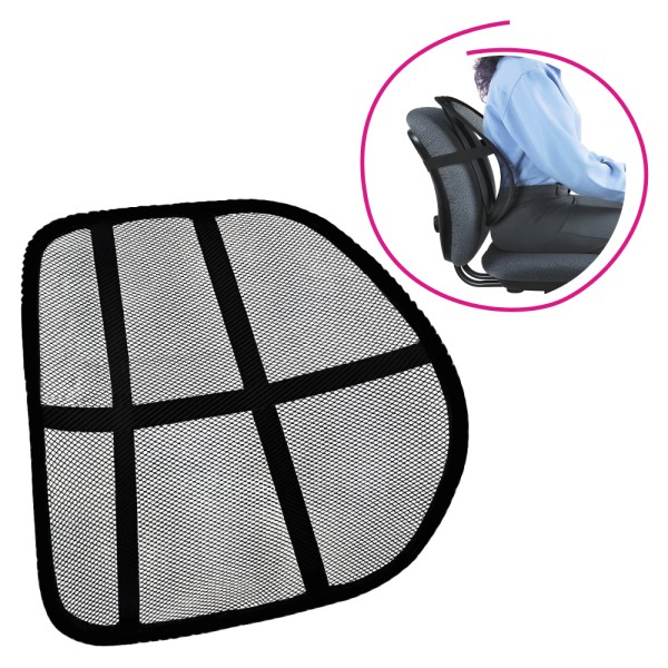 Spătar ergonomic, negru, BEKIO