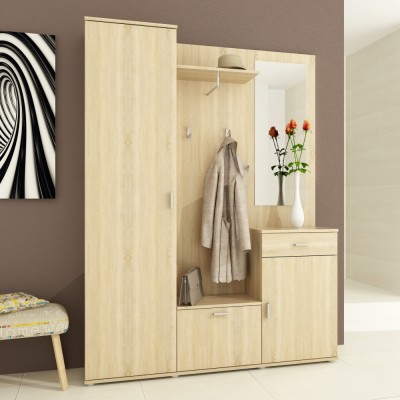 Ansamblu hol, stejar sonoma, AMALIA