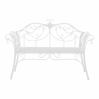 Bancă de grădină, albă, ETELIA NEW