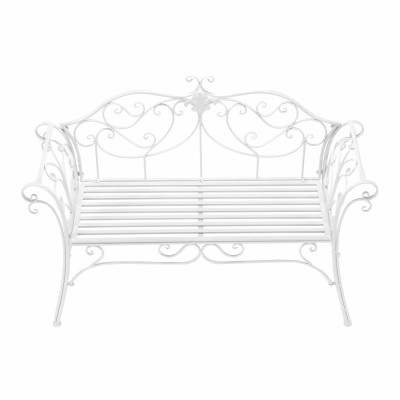 Bancă de grădină, albă, ETELIA NEW