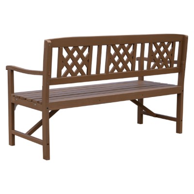 Bancă de grădină din lemn, maro, ENELA