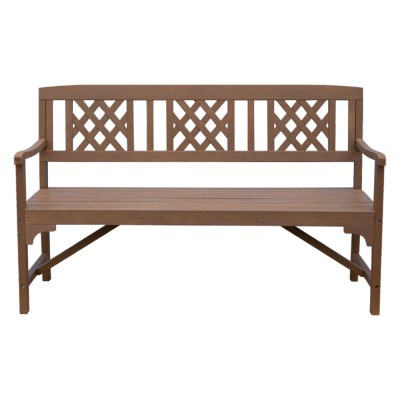 Bancă de grădină din lemn, maro, ENELA