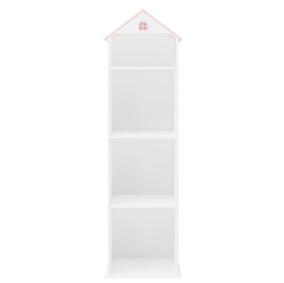 Bibliotecă pentru copii, alb/roz, MAISON TYP 2