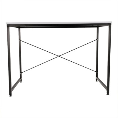 Birou, alb/negru, 120x60 cm, MELLORA
