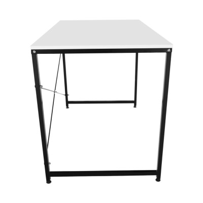 Birou, alb/negru, 120x60 cm, MELLORA